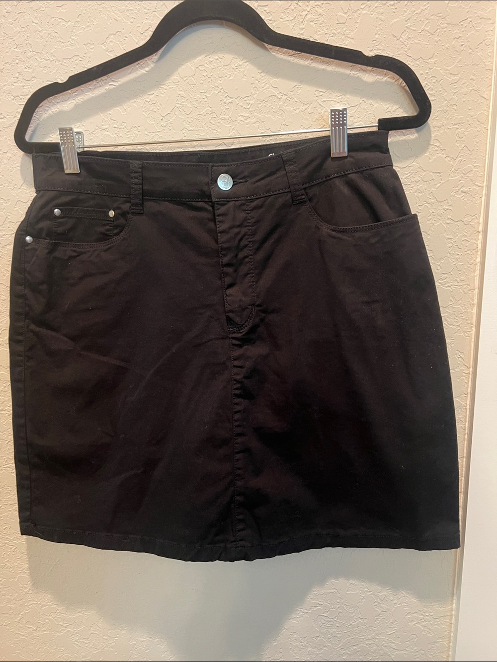 Croft & Barrow Classic Fit Black Skort